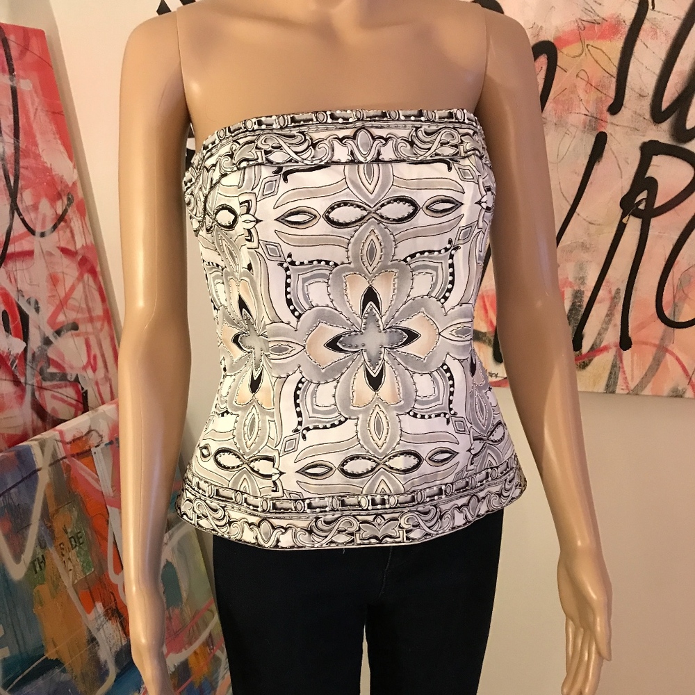 WHBM Strapless Bustier sz 4.